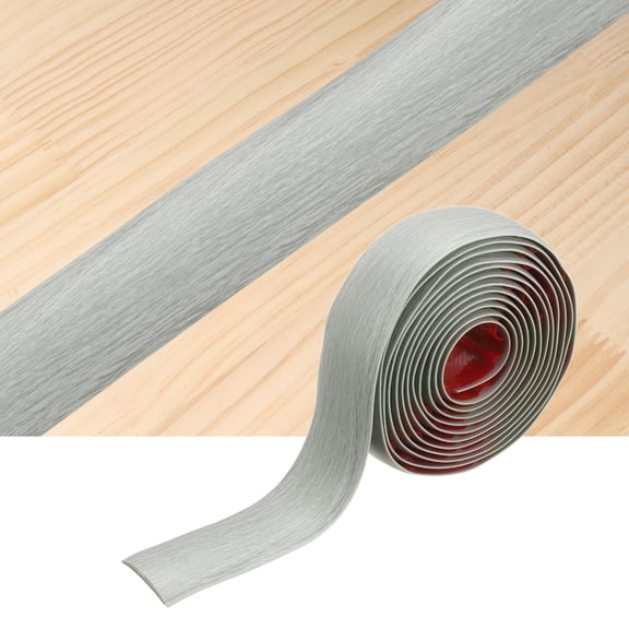 Floor Transition Strips, 9.84 ftx1.97" Edging Trim, White Wood Grain