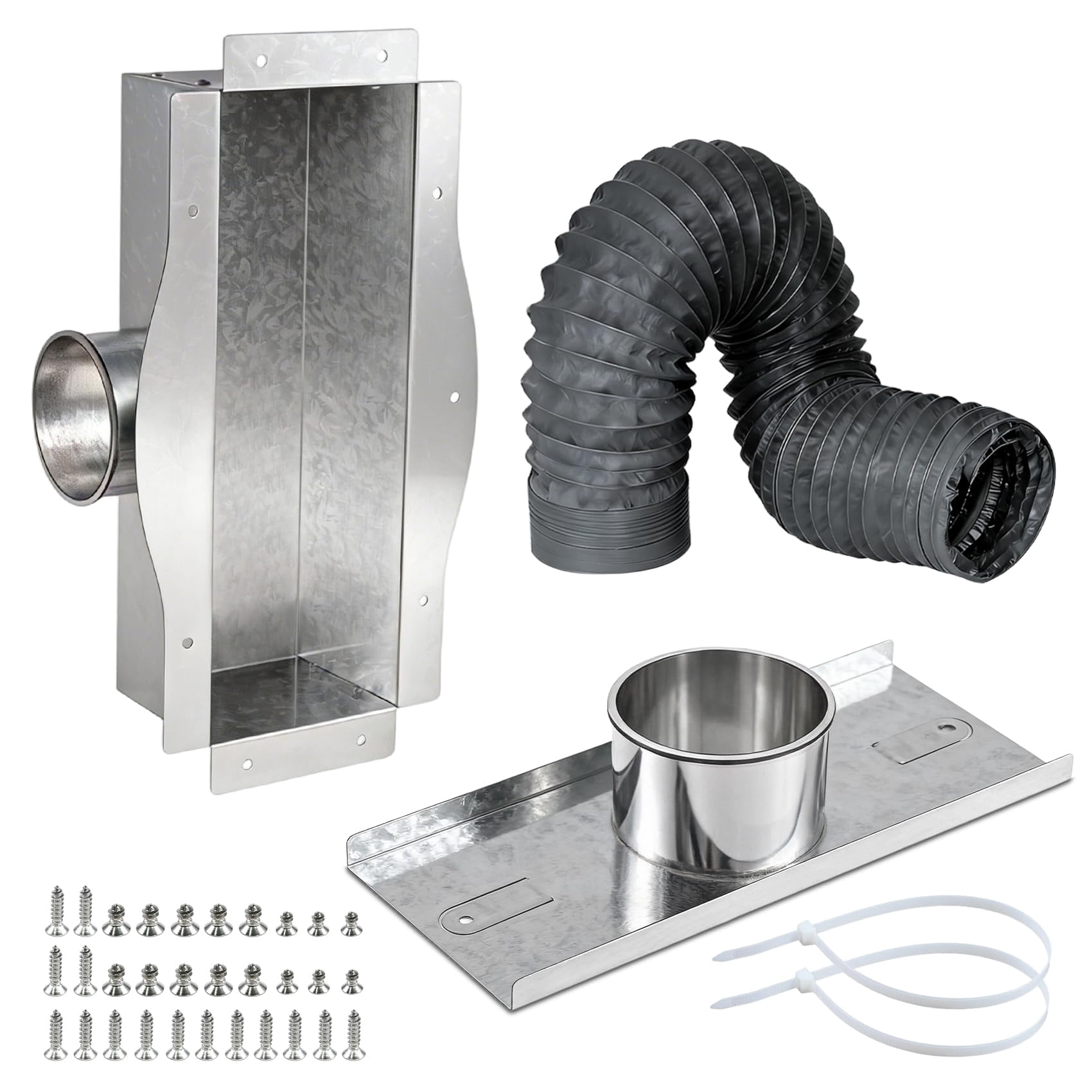 Young Well Rounded Floor Vent Under Cabinet Toe Kick Ducting Kit, under cabinet ...