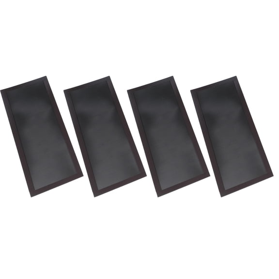 Floor Vent Covers 4 x 10 Inch Air Vent Screen Cover – Plastic Mesh Ventilation Cover for Home HVAC Registers, Black, 4-Pack or 6-Pack(4PCS)