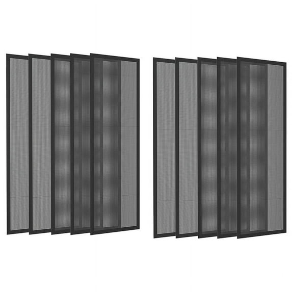 Floor Vent Covers 4x10inch Magnetic - 10 Pack Air Vent Filters Mesh Screen Dust Filter Vent Register Deflectors for Home
