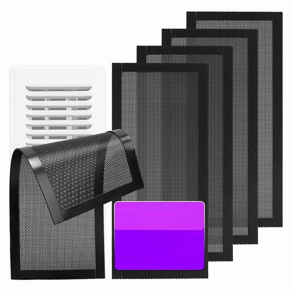 Floor Vent Covers, 5.5x12in Magnetic Vent Covers Air Vent Covers Mesh Screen Register Vent Covers for Home,Floor,HVAC B