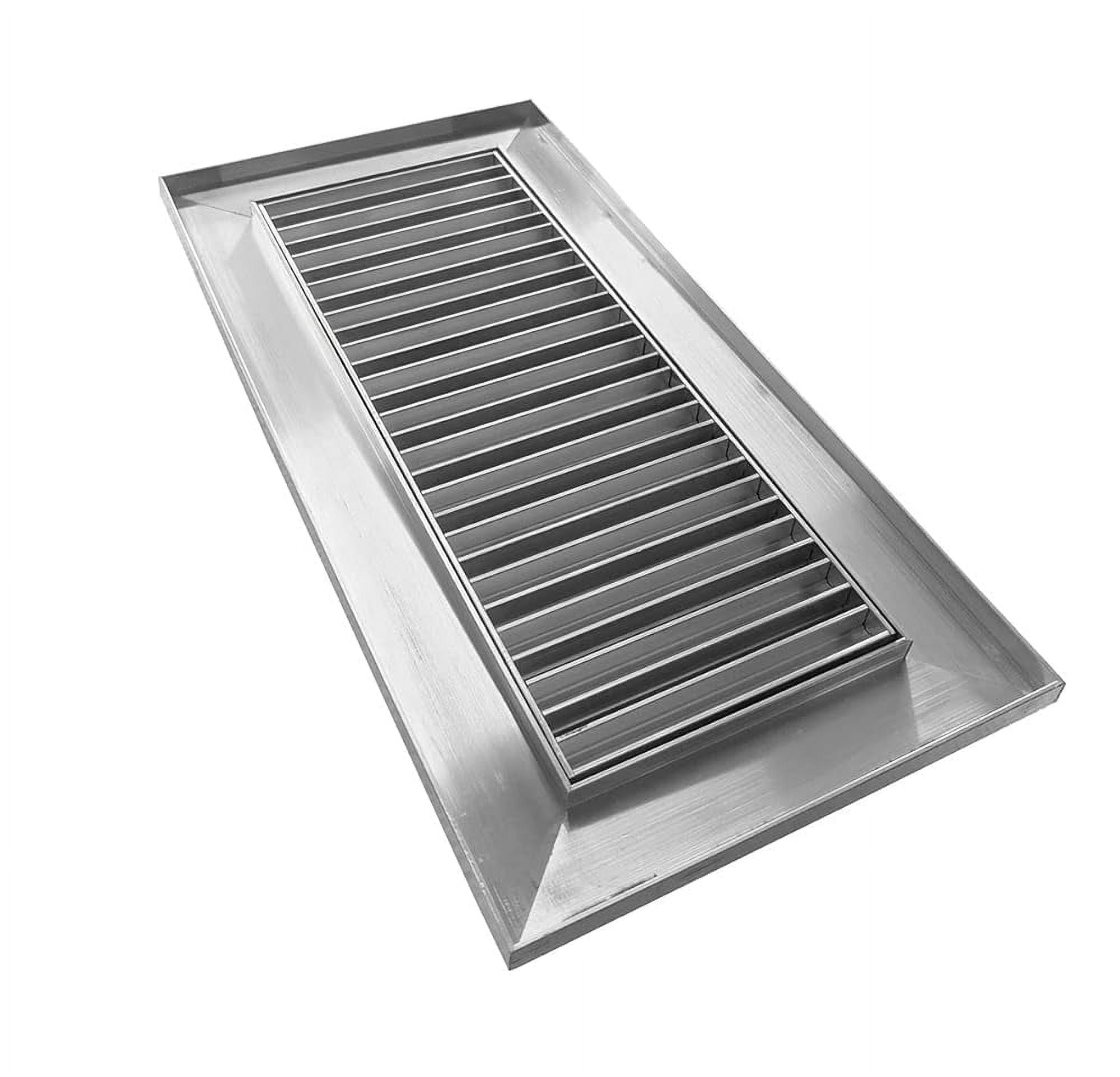 Floor Vent Registers Any Floor Tile, Hardwood Or Laminate (4 X 10 X 1