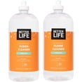 thumbnail image 1 of Floor cleaner - suitable for wood floors, tiles, laminates, vinyl, bamboo liquid multi-purpose cleaner - lemon mint, 32 ounces (2 pack), 1 of 4