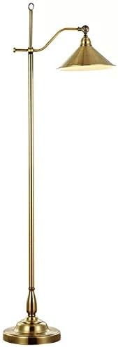 Floor lamp Copper lamp American Retro Style Floor lamp Adjustable ...