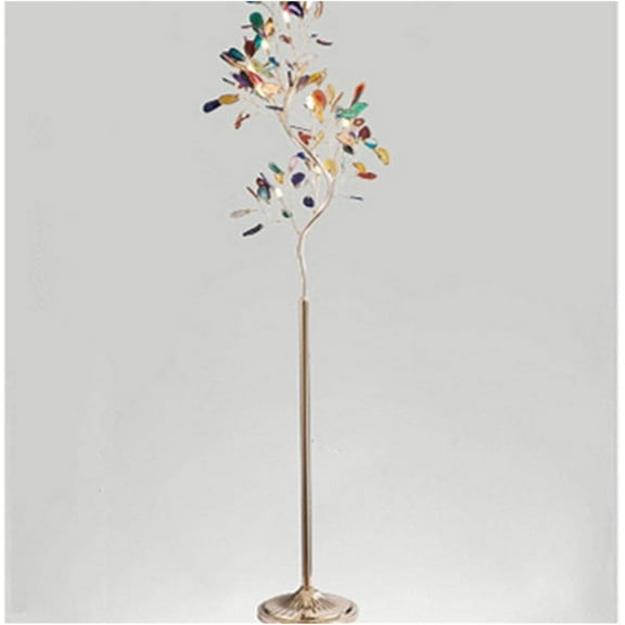 Floor lamp Luxury Golden Bedroom Bedside Floor lamp 220V Modern Beautiful Fancy Night Floor lamp for Sleeping Room Green Agate Floor lamp Floor lamp