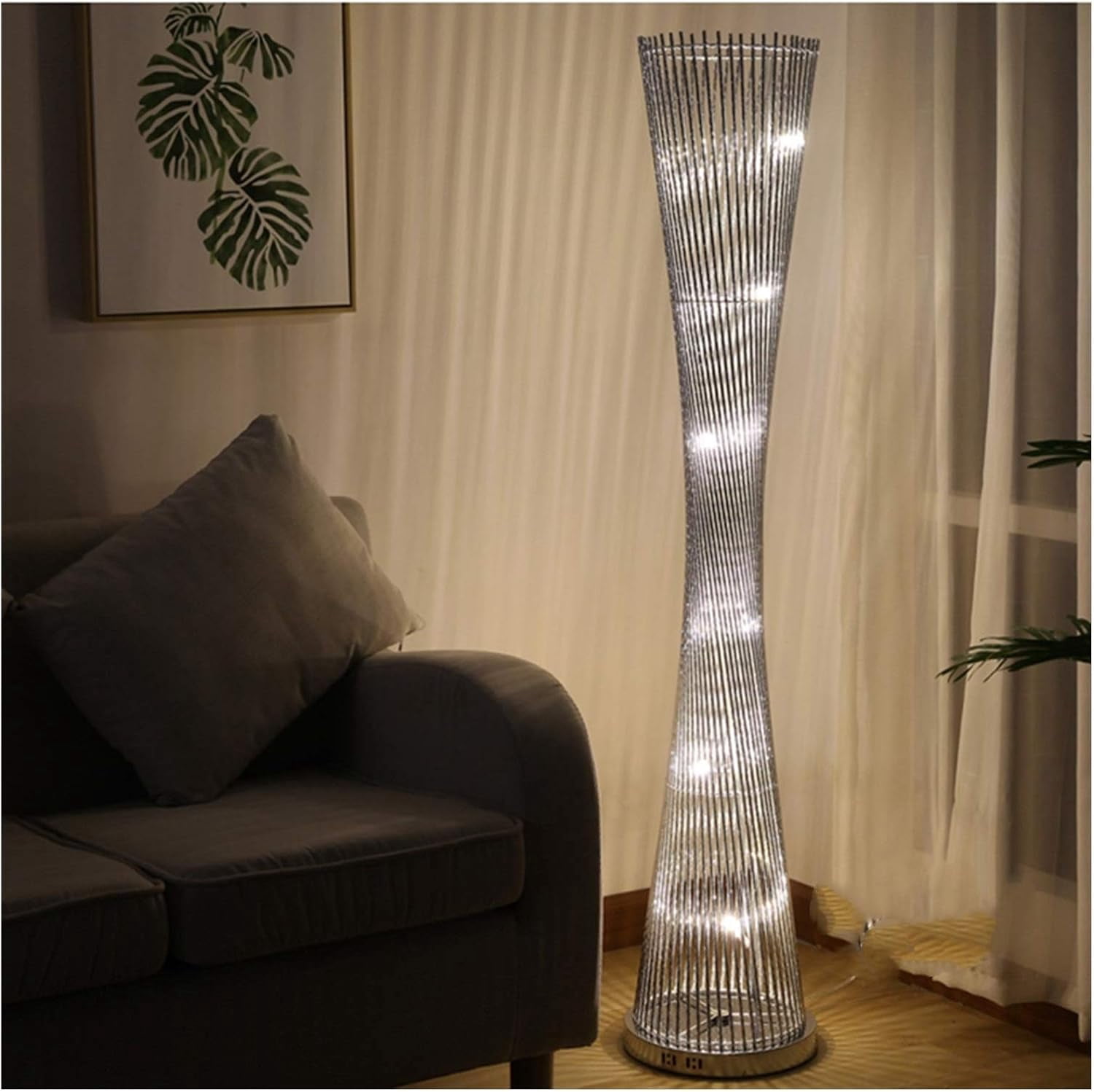 Floor lamp Modern Led Standing Lamp Aluminum Tower Floor Lamp for ...
