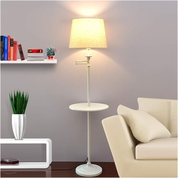Floor lamp Modern Nordic Fabric and Iron E27 LED Adjustable Floor lamp Floor Light for Living Room Bedside Floor lamp