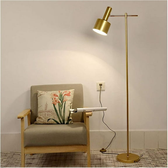 Floor lamp Nordic Floor Lights Modern Metal Standing Lamps for Living Room Bedroom Light Stand Plated Gold Floor Lamp Foyer Home Deco Floor lamp
