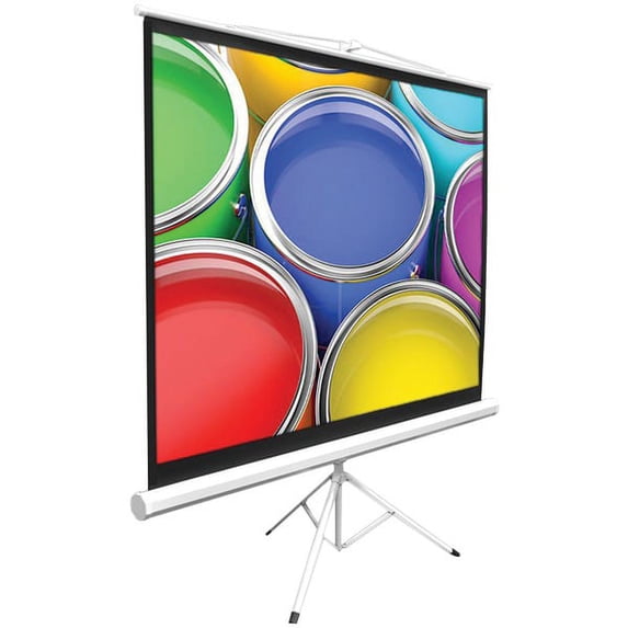 Floor-standing Portable Tr Manual Projector Screen (50-inch)