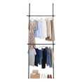 thumbnail image 1 of Floor-to-Ceiling Laundry Drying Rack, Carbon Steel Adjustable Height & Width Clothes Rack No Drill for Home Boutiqu, 1 of 18