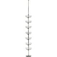 thumbnail image 1 of Household Essentials Floor to Ceiling Revolving Shoe Tree, Chrome, 1 of 5