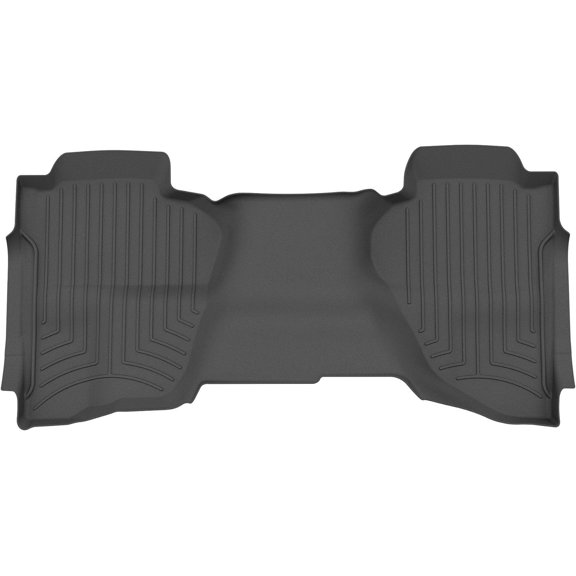 FloorLiner HP Custom Fit Floor Mats for Chevrolet Silverado 1500, Sierra 1500 Limited, Sierra 2500HD / 3500HD - 2nd Row (445423IM), Black