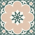 thumbnail image 1 of FloorPops 12-in by 12-in Pink Daphne Vinyl Peel & Stick Floor Tiles, 1 of 8