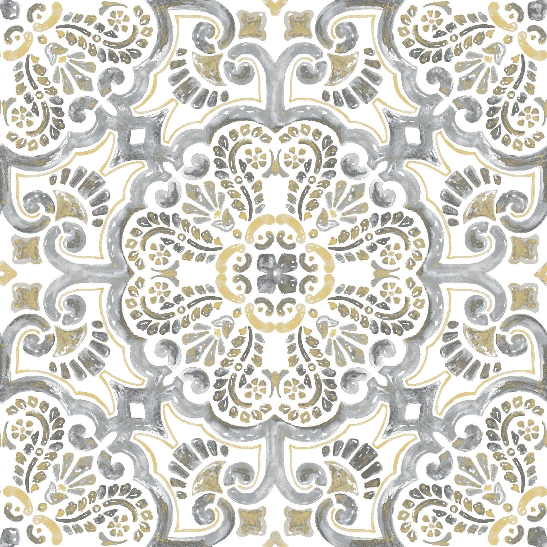 FloorPops Antico (5 Cartons-50 Tiles) Peel &amp; Stick Floor Tiles - 50 sq. ft.