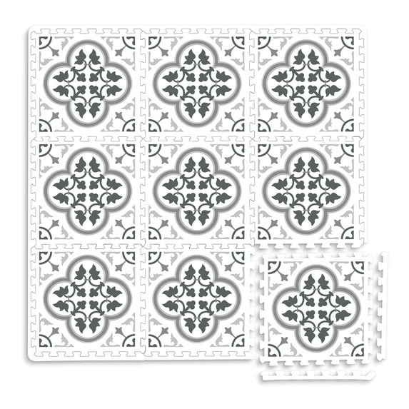 FloorPops Artemis Interlocking Floor Tiles 9 Tiles/9 sq. ft.