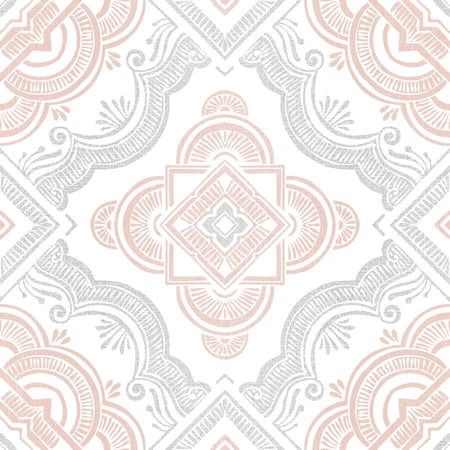 FloorPops! Cecilia White 12-in x 12-in Peel & Stick Vinyl Floor Tiles 10 Tiles/10 Sq.ft