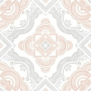 FloorPops! Cecilia White 12-in x 12-in Peel & Stick Vinyl Floor Tiles 10 Tiles/10 Sq.ft
