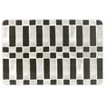 thumbnail image 1 of FloorPops Checker Black Stone Quick Drying Mat, 1 of 7