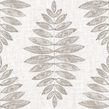 FloorPops FP3298 Foliage Peel & Stick Floor Tiles, Neutrals