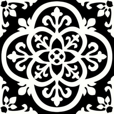 FloorPops Gothic Peel & Stick Floor Tiles 10 Tiles/10 sq. ft.