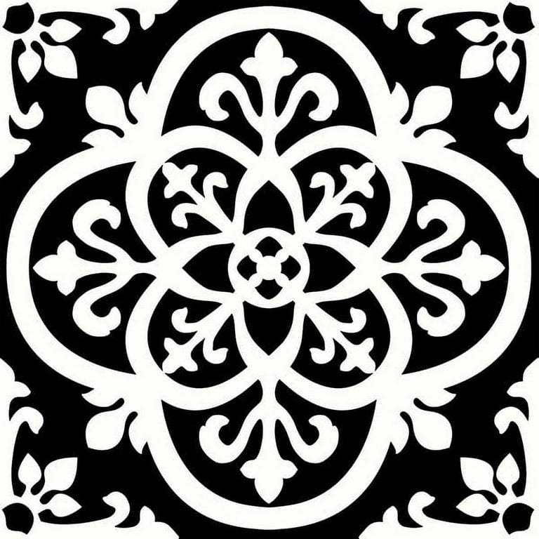 FloorPops Gothic 12 in. x 12 in. Peel and Stick Virgin Vinyl Floor Tiles (10-Pack) FloorPops Gothic 12 in. x 12 in. Peel and Stick Virgin Vinyl Floor Tiles (10-Pack)