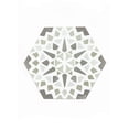 thumbnail image 1 of FloorPops Grey Ribera Peel & Stick Hexagon Virgin Vinyl Floor Tiles, 1 of 9