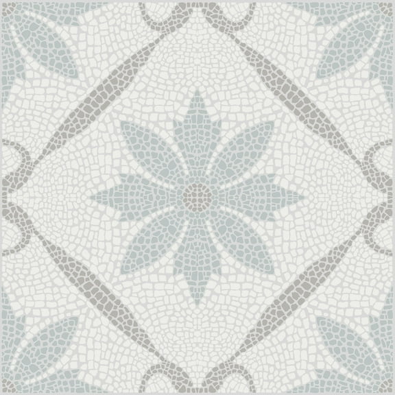 FloorPops Jamila Gray Peel and Stick Floor Tiles