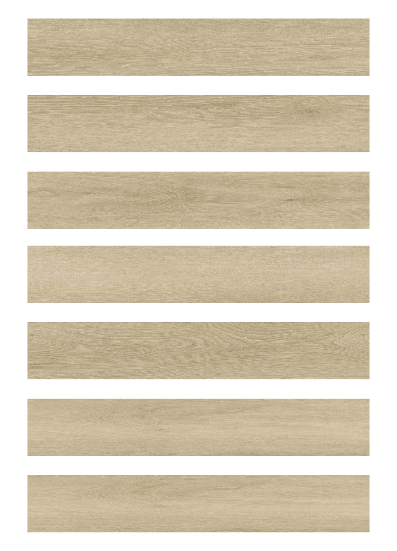Light Oak Self-Stick Waterproof Vinyl Floor Planks