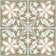 thumbnail image 1 of FloorPops Lillium Green Peel and Stick Floor Tiles, 1 of 8