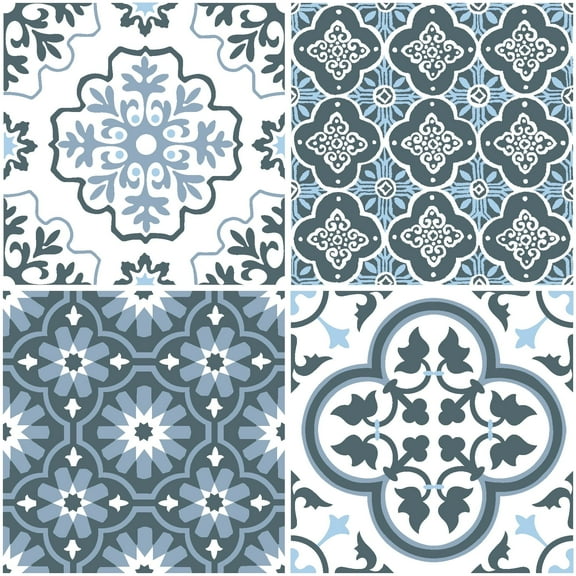 FloorPops! Myriad 12 in. x 12 in. Peel and Stick Virgin Vinyl Floor Tiles (10-Pack)