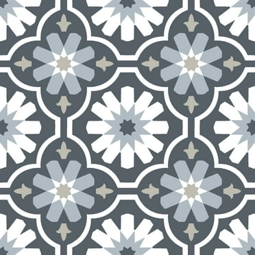 FloorPops Sevilla 12 in. x 12 in. Peel and Stick Virgin Vinyl Floor Tiles (10-Pack)