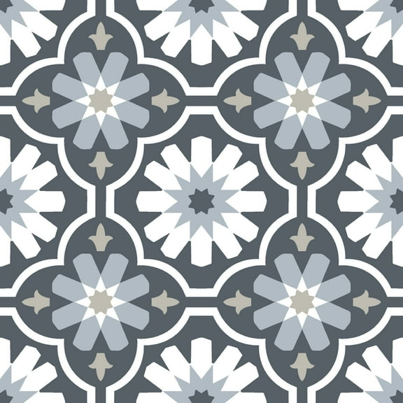 FloorPops Sevilla 12 in. x 12 in. Peel and Stick Virgin Vinyl Floor Tiles (10-Pack)