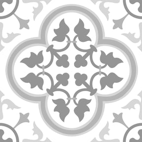 FloorPops Virgin Vinyl Grey FP2953 Remy Peel & Stick Floor Tiles