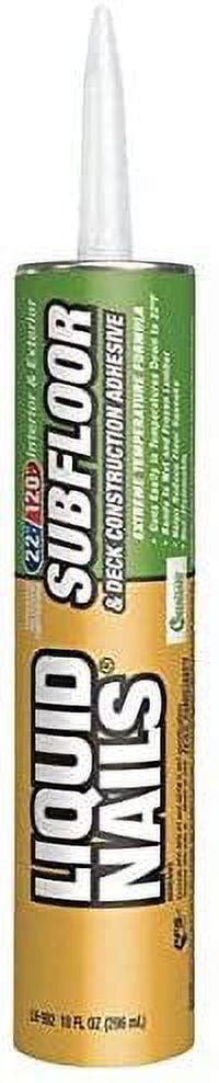 Liquid Nails Flooring Adhesive - Construction Adhesive - 10 oz., White