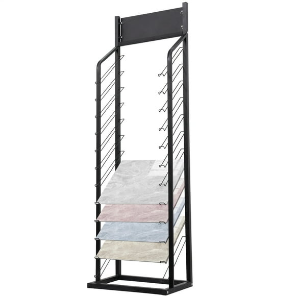 Flooring Display Rack, Heavy Duty Tile Stand with Strong Base Plates, for Porcelain, Cutting Boards, Craft Exhibitions