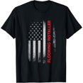 thumbnail image 1 of Flooring Installer Contractor USA Flag Floor Installation T-Shirt, 1 of 4