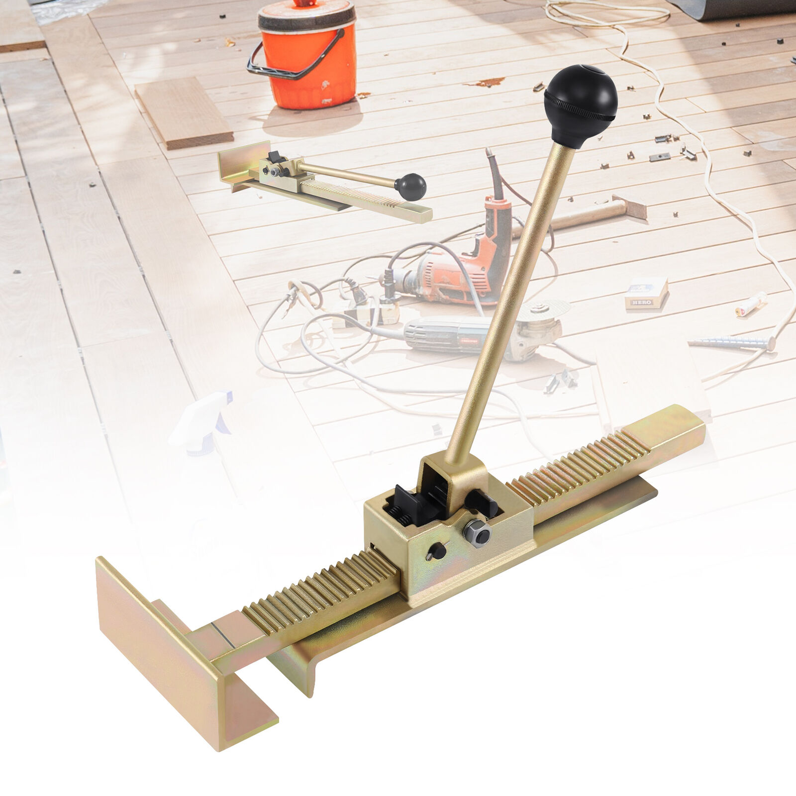 Flooring Jack Tool for Installing Straightening Hardwood Tile Floor