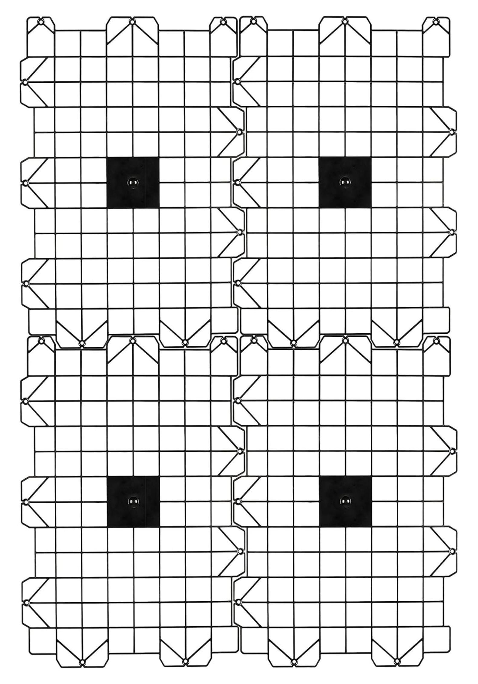 Flooring Storage System, Walking Deck Pallet Boards for Attic, Easy