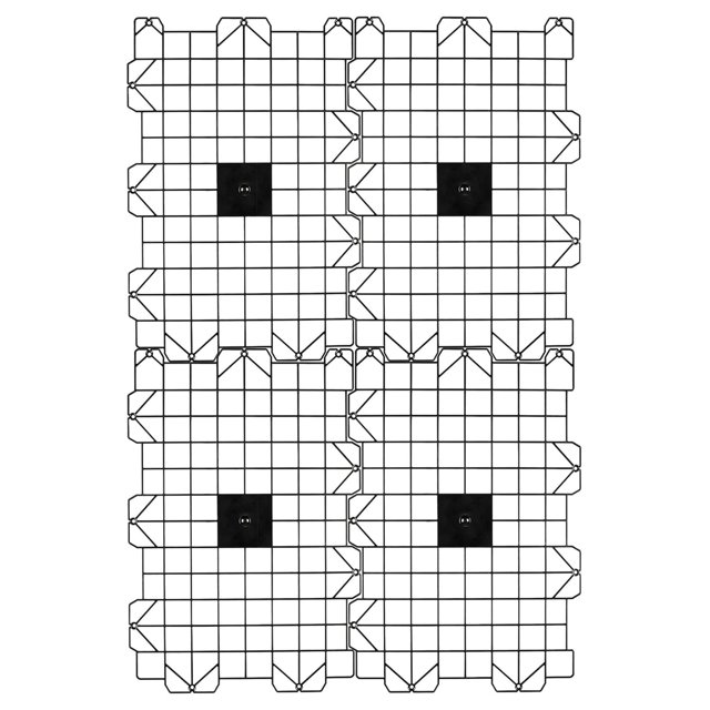 Flooring Storage System, Walking Deck Pallet Boards for Attic, Easy