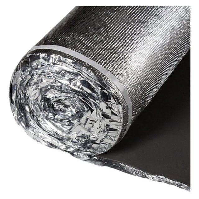 Silent Padding Flooring Underlayment - 2mm Vapor Barrier - Silent Padding with Tape ...
