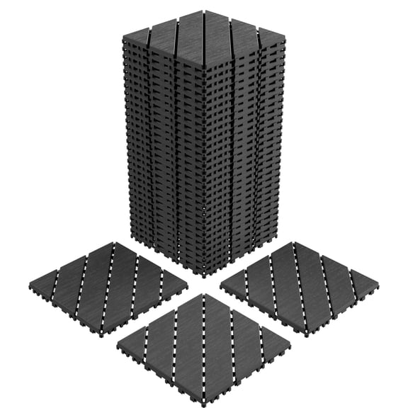 Flooring,Waterproof Floor Tiles,Simulated Plastic Floor Tiles,Interlocking Floor Tiles,Plastic Interlocking Deck Tiles Suitable for Indoor and Outdoor,Easy to Install,12''× 12''Tiles