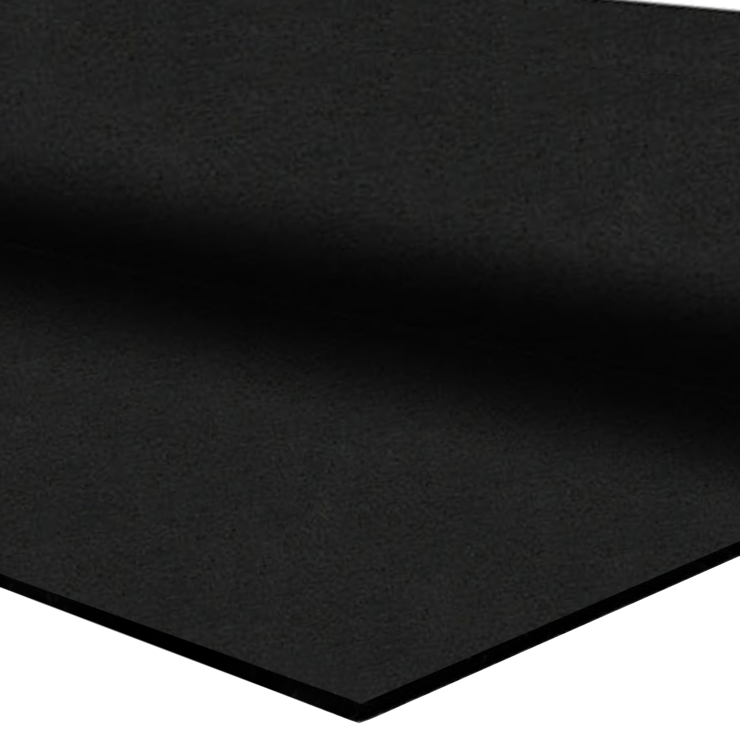FlooringInc 1/4 Thick Tough Gym Floor & Equipment Mats, 4'x10', Black