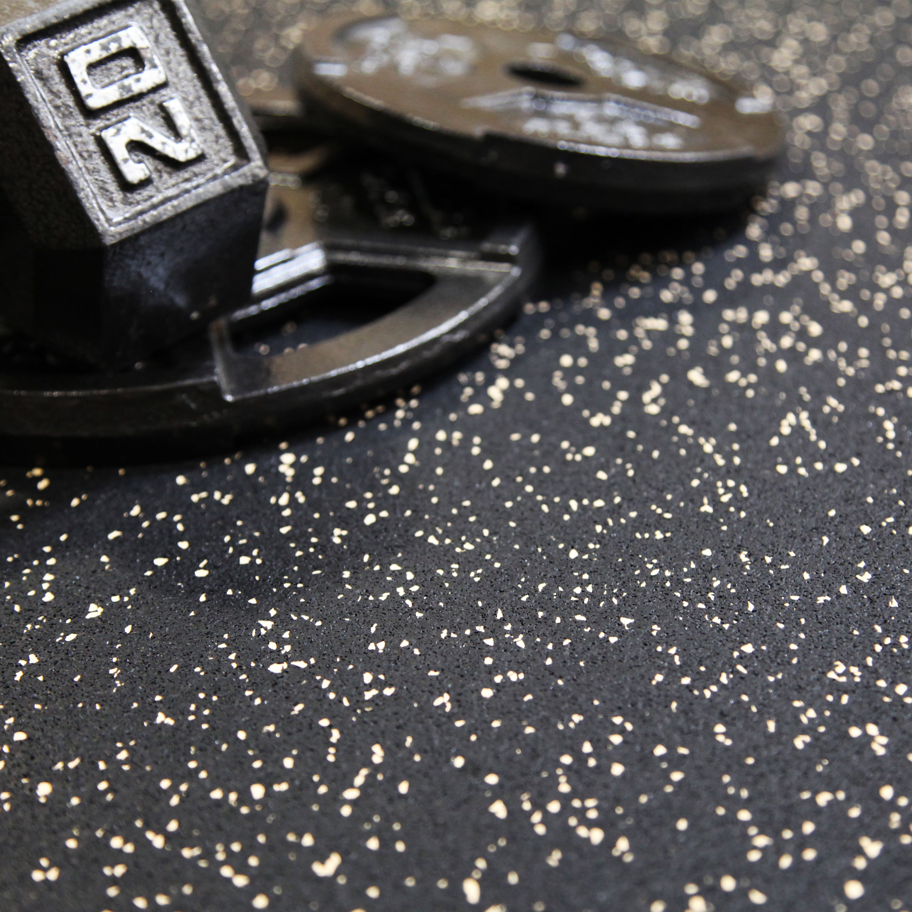 FlooringInc 1/4" Thick Tough Gym Floor & Equipment Mats, 4'x10', Blue