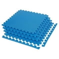 thumbnail image 1 of FlooringInc 5/8" Thick Diamond Soft Anti Fatigue Interlocking Foam Tiles, 2ftx2ft, 36 Tile, Blue, 1 of 8