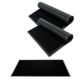 FlooringInc 5/8" Thick Rubber Bristle Entry Door Mat, 3'x5', Black