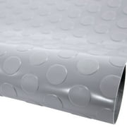 FlooringInc Commercial Grade 7.5ftx50ft Coin Pattern Nitro Garage Flooring Roll Out Protecting Mats, Stainless Steel