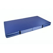 FlooringInc Folding Gymnastics Crash Mat   Thick Landing Pad for Tumbling, Kids Gymnastics, Cheer & Martial Arts Training   8 Crash Pad, 4 ft x 8 ft Safety Mat Royal Blue