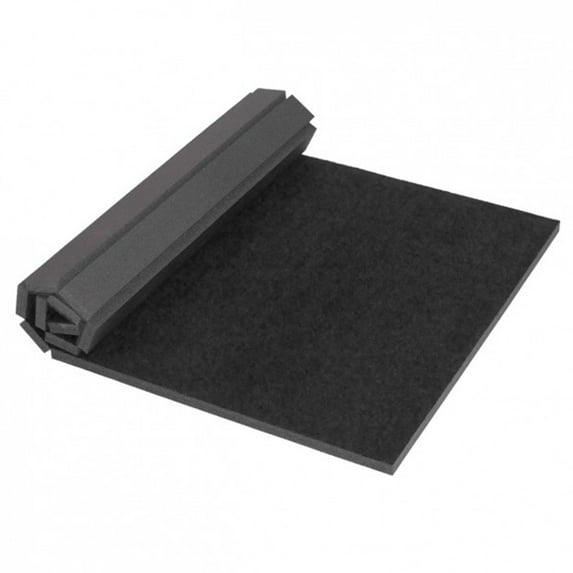 FlooringInc Home Cheer Mats, 3'x6'x1-3/8", Black