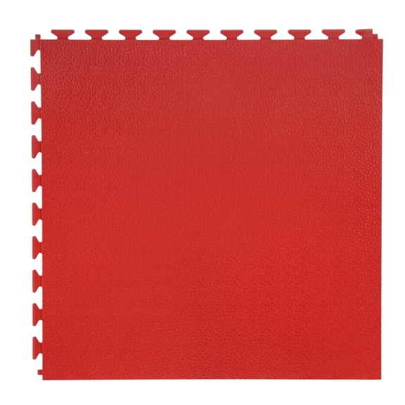 FlooringInc Flex Nitro Garage Floor Tiles, 20.5"x20.5", Single Tile, 2.92 Sqft, Smooth Pattern, Terracotta
