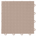 thumbnail image 1 of FlooringInc Nitro Garage Floor Tiles, Coin Pattern, Interlocking, Sahara Sand, 12"x12", 52 pack, 52 sq/ft, 1 of 11